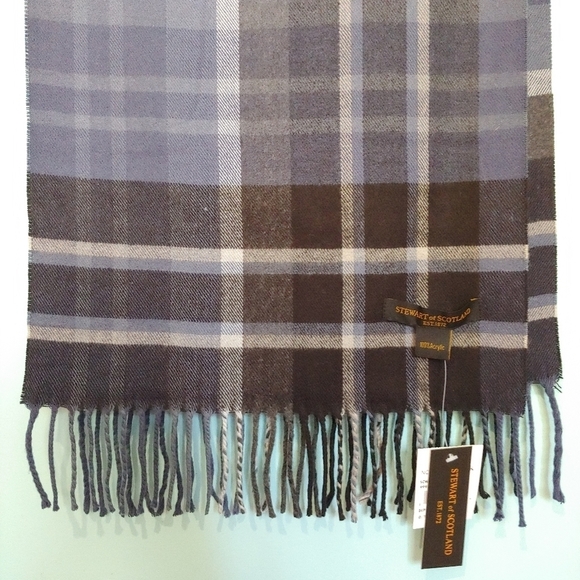 Stewart Of Scotland Fringe Classic Scarf - Picture 3 of 5